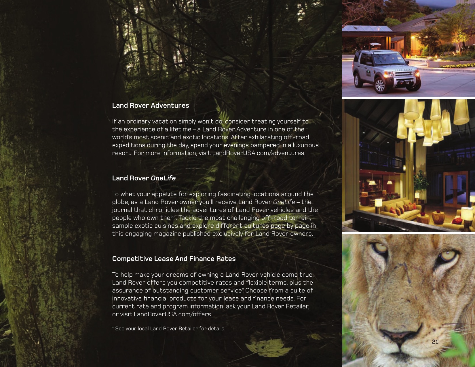 2009 Land Rover Brochure Page 3